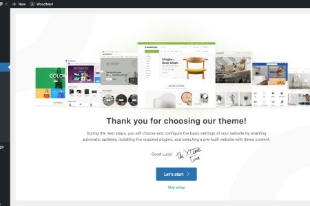 woodmart theme estudio ideas ia