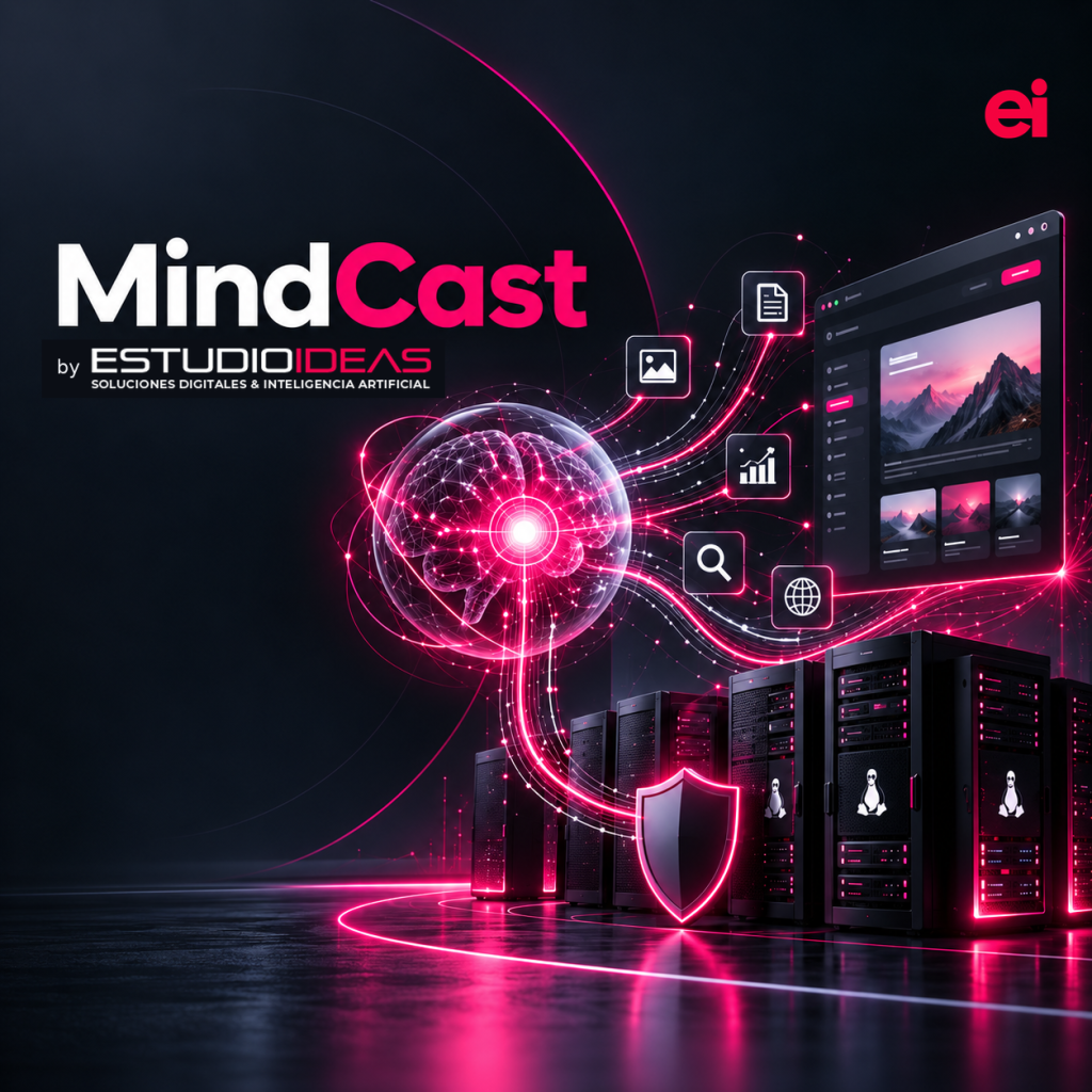 MindCast: inteligencia artificial conectada con tu sitio web